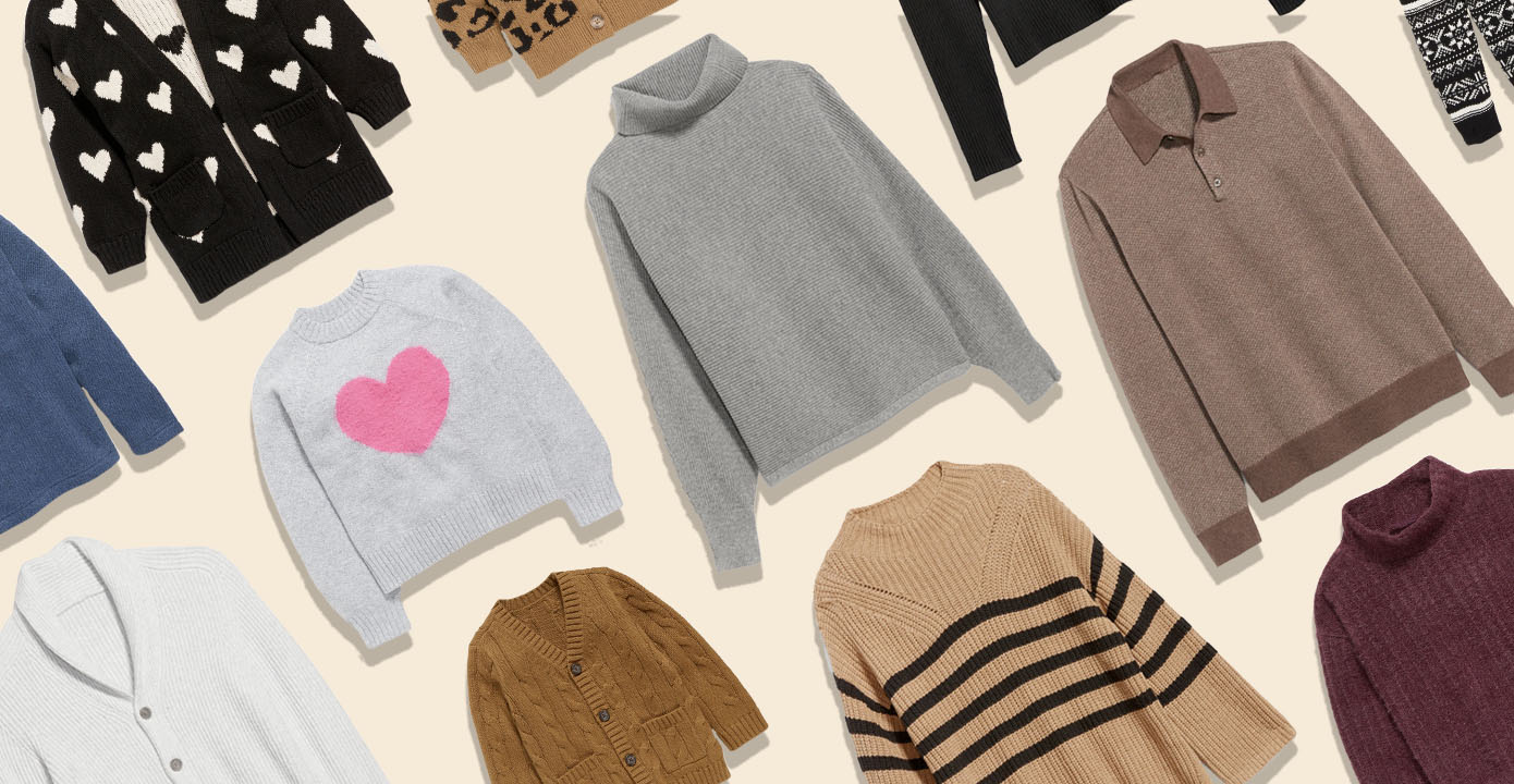 Old Navy sale: Sweater season is in full effect for the whole family