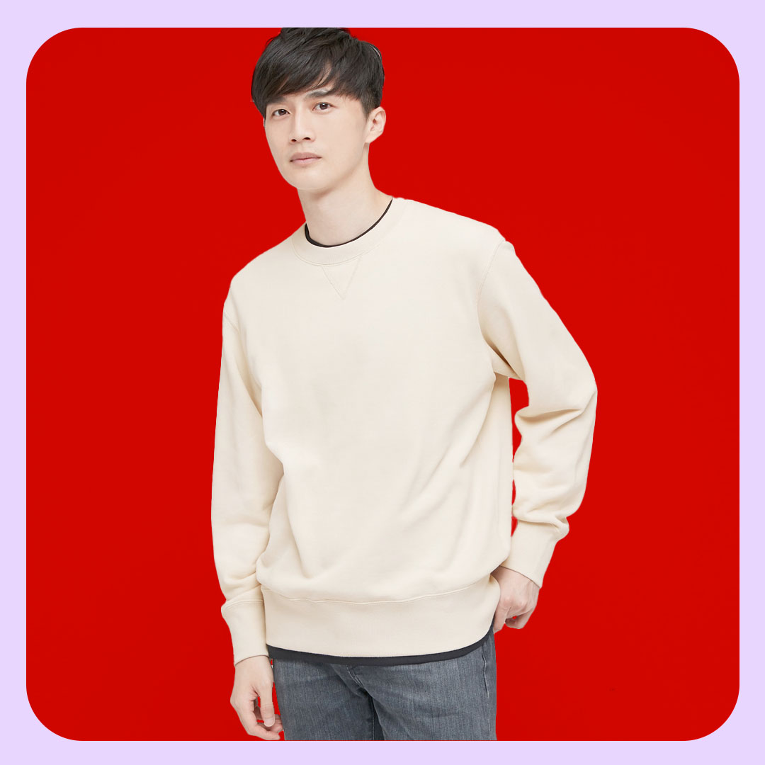 Uniqlo US LONG-SLEEVE SWEATSHIRT