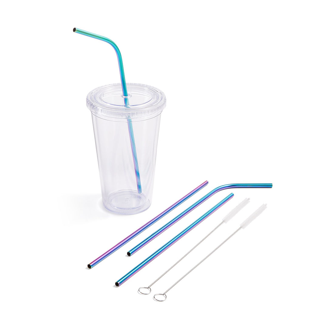 Reusable Straws Travel Cup