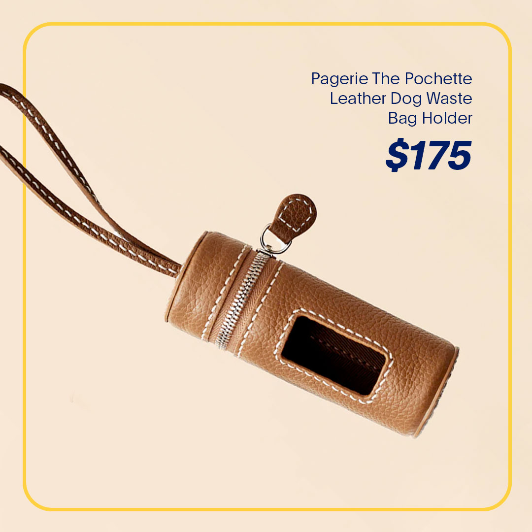 Pagerie The Pochette Leather Dog Waste Bag Holder