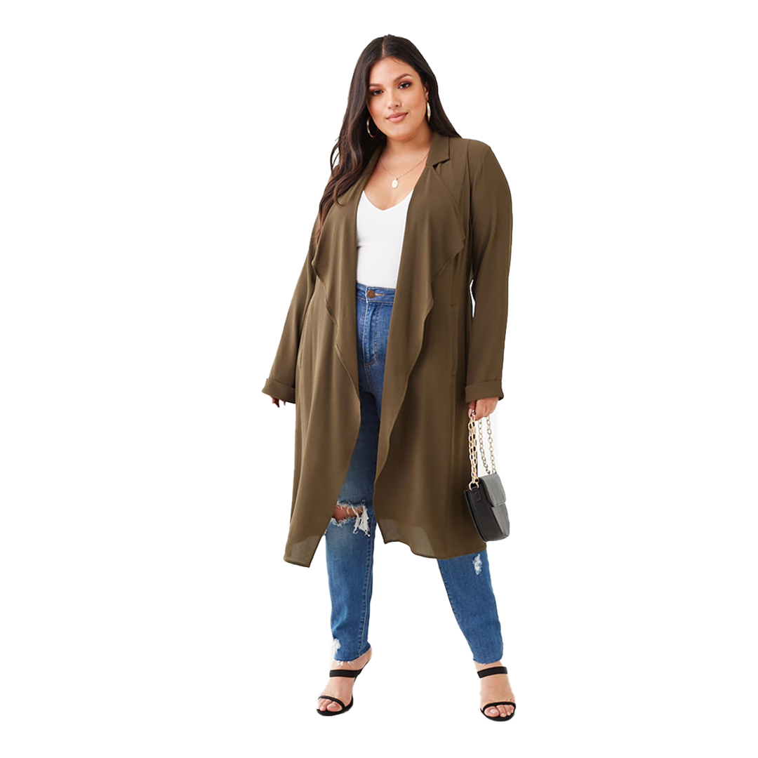 Plus Size Draped Cardigan 1080x1080