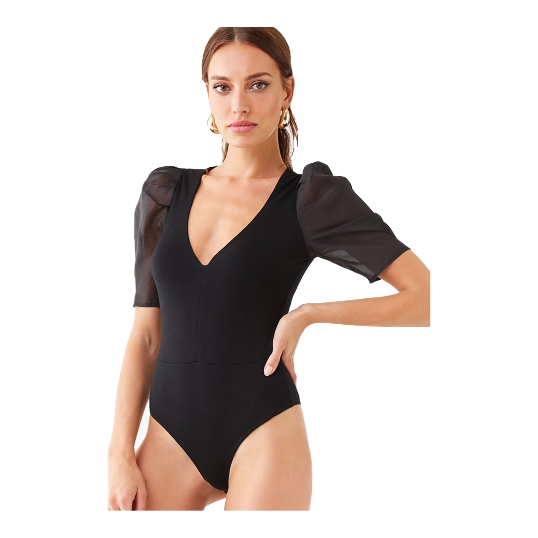 Sheer Puff Sleeve Bodysuit 1080x1080